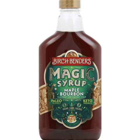 Birch Benders Magic Syrup, Maple Bourbon - 13 Ounce