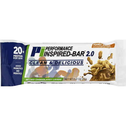 Performance Inspired Protein Bar, Peanut Butter - 2.47 Ounce