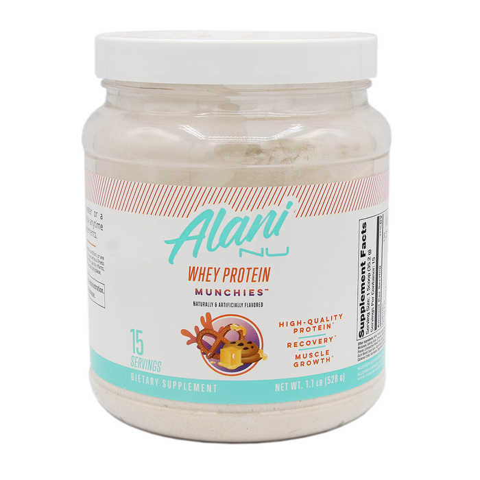 Alani Nu Whey Protein, Munchies - 1.1 Pound