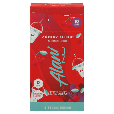 Alani Nu Energy Sticks, Cherry Slush - 10 Count