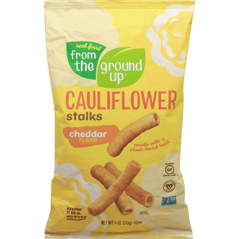 From the Ground Up Cauliflower Stalks, Cheddar Flavor - 4 Ounce