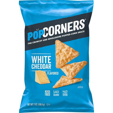 Popcorners Popped Corn Chips Cheddar Feel-Good - 7 Ounce
