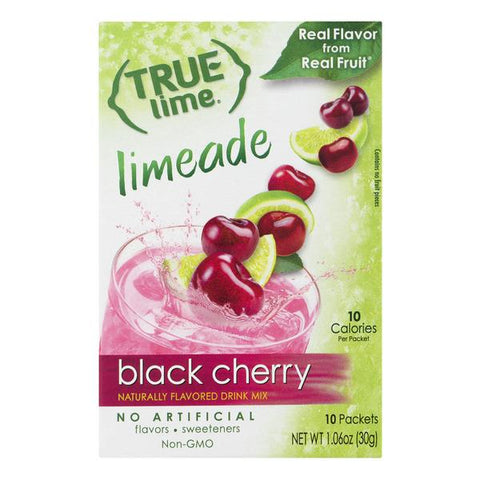 True Lime Black Cherry Limeade Drink Mix 10 Count - 1.06 Ounce