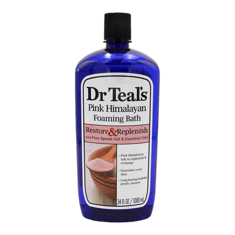 Dr Teal's Pink Himalayan Foaming Bath Restore & Replenish - 34 Ounce