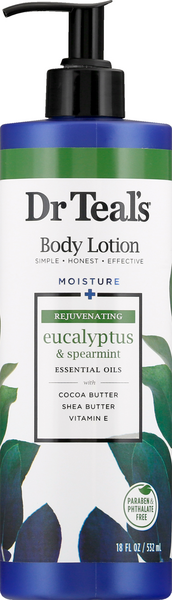 Dr Teal's Body Lotion Rejuvenating Eucalyptus & Spearmint - 18 Ounce