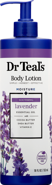 Dr Teal's Body Lotion, Soothing, Lavender - 18 Ounce