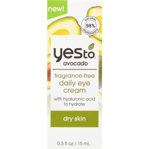Yes to Avocado Daily Eye Cream, Dry Skin - 0.5 Ounce