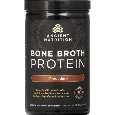 Ancient Nutrition Bone Broth Protein - Chocolate - 17.8 Ounce