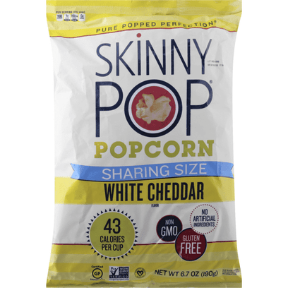 Skinnypop White Cheddar Popcorn Sharing Size - 6.7 Ounce