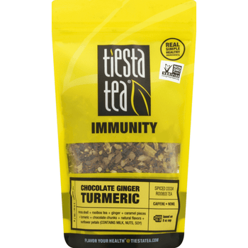 Tiesta Tea Immunity, Chocolate Ginger Turmeric - 2 Ounce