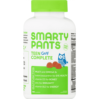 SmartyPants Teen Guy Complete Multi Function Gummies - 90 Count