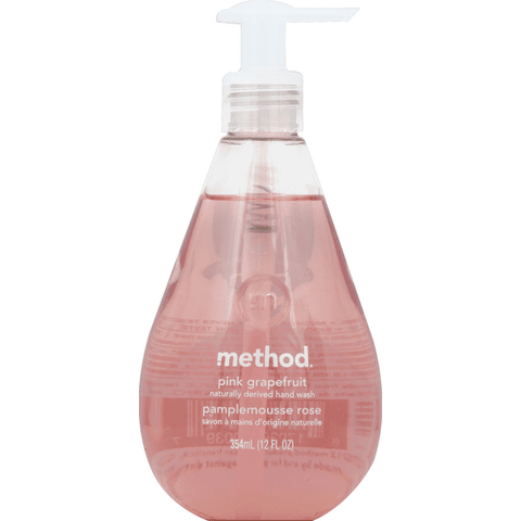Method Hand Wash, Pink Grapefruit - 12 Ounce