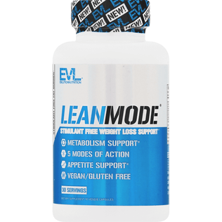 Evlution Nutrition LEANMODE Weight Loss Support, Stimulant Free, Veggie Capsules - 90 Count