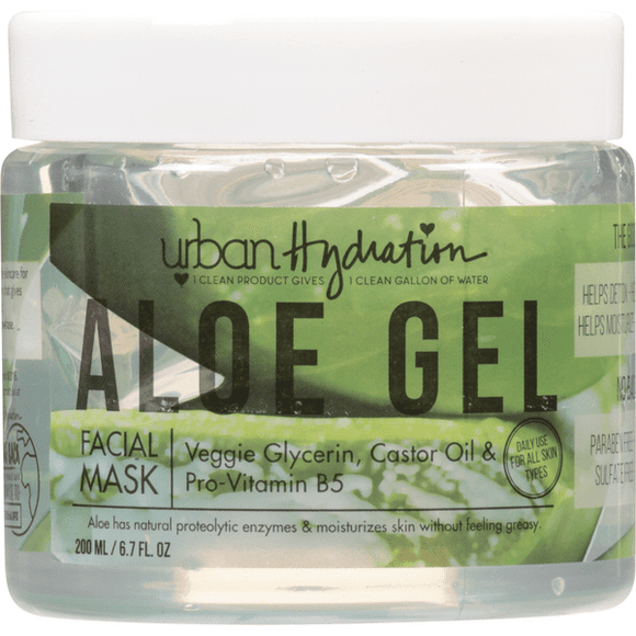 Urban Hydration Aloe Vera Facial Gel Mask - 6.7 Ounce