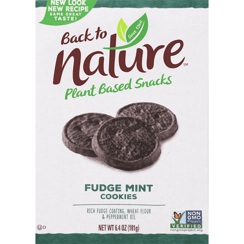 Back to Nature Fudge Mint Cookies - 6.4 Ounce