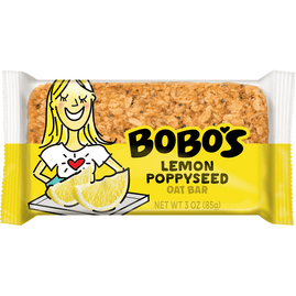 Bobo's Lemon Poppyseed Oat Bar - 3 Ounce