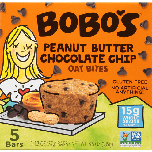 Bobo's Oat Bites Peanut Butter Chocolate Chip - 6.5 Ounce