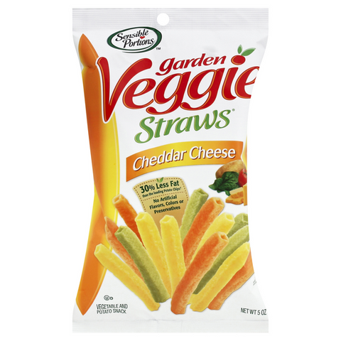 Sensible Portions Garden Veggie Cheddar Cheese Straws - 5 Ounce