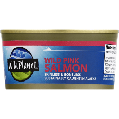 Wild Planet Skinless & Boneless Wild Pink Salmon - 6 Ounce