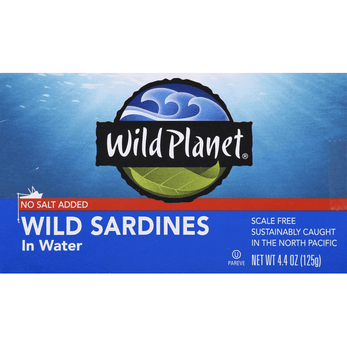 Wild Planet Wild Sardines In Water - 4.4 Ounce