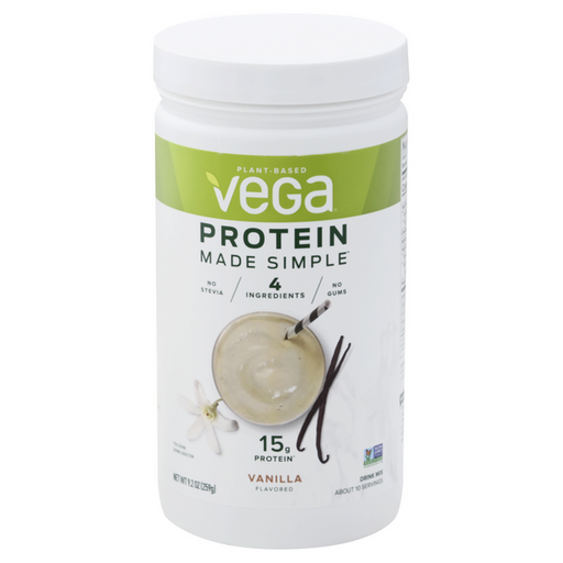Vega Vanilla Protein Made Simple Drink Mix - 9.2 Ounce