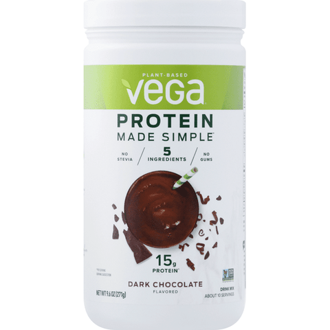 Vega Protein Dark Chocolate Powdered Drink Mix - 9.6 Ounce