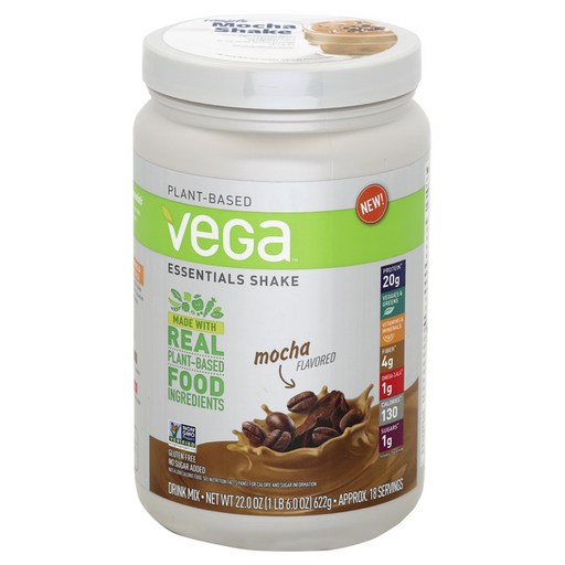 Vega Essentials Shake, Mocha Flavored - 22 Ounce