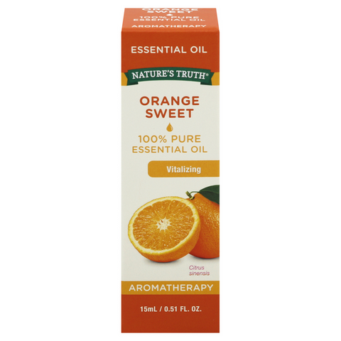 Nature's Truth Pure Orange Sweet Essential Oil - 0.51 Ounce