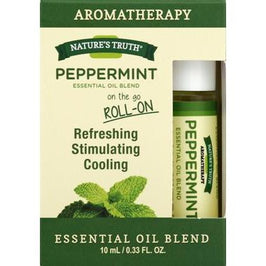 Nature's Truth Peppermint Essential Oil Roll-On - 0.33 Ounce