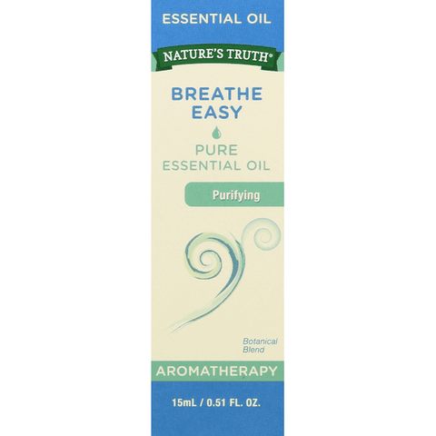 Nature's Truth Pure Breathe Easy Essential Oil - 0.51 Ounce