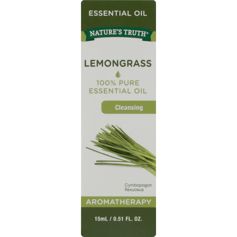 Nature's Truth Pure Lemongrass Essential Oil - 0.51 Ounce