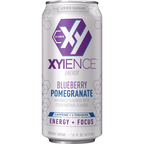 Xyience Energy Drink, Zero Sugar, Blueberry Pomegranate - 16 floz