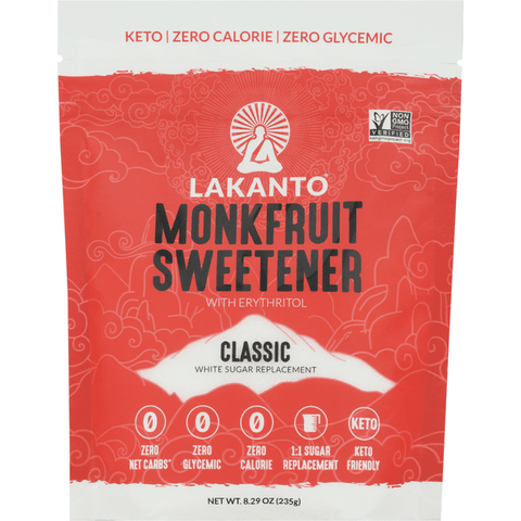 Lakanto Monkfruit Sweetener, Classic - 8.29 Ounce