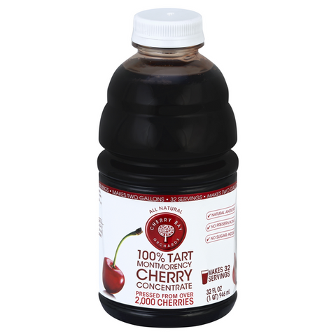 Cherry Bay Orchards 100% Tart Montmorency Cherry Concentrate - 32 Ounce