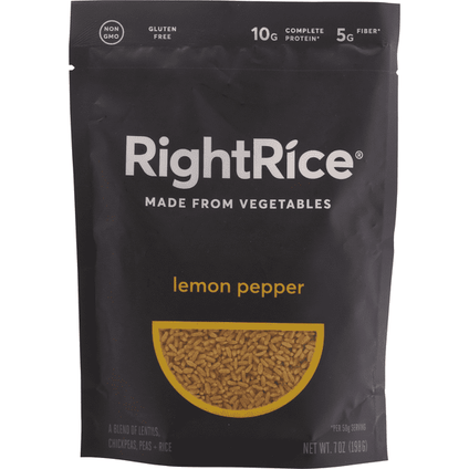 Rightrice Rice, Lemon Pepper - 7 Ounce