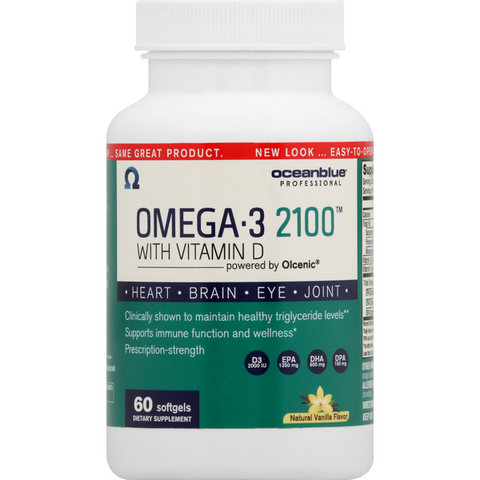 Oceanblue Omega-3 2100 with D

 - 60 Count