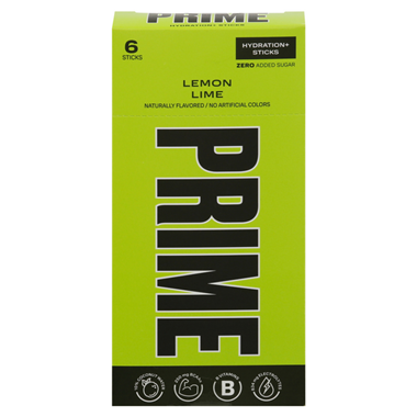 Prime Hydration+ Sticks, Lemon Lime