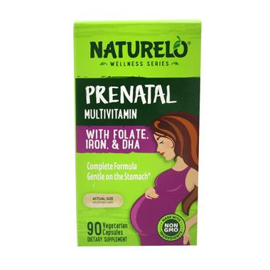 Naturelo Prenatal Multivitamin, Vegetarian Capsules