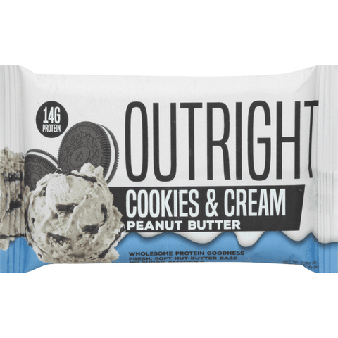 Outright Cookies & Cream Peanut Butter Bar - 2.12 Ounce