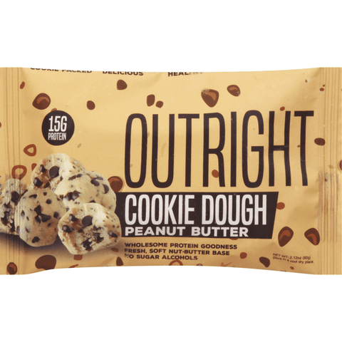 Outright Cookie Dough, Peanut Butter - 2.12 Ounce