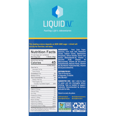 Liquid I.V. Hydration Drink Mix, Golden Cherry - 15 Count
