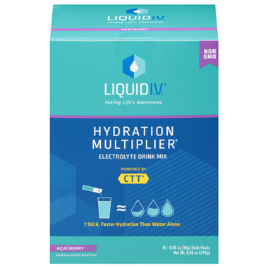 Liquid I.V. Hydration Drink Mix, Acai Berry - 15 Count