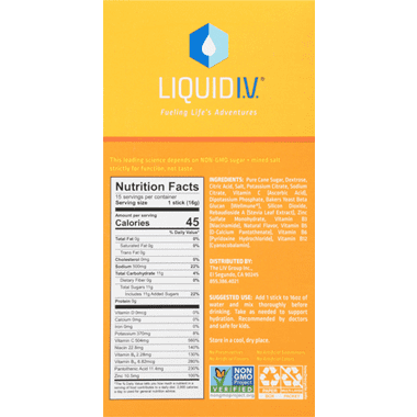 Liquid I.V. Immune Support Drink Mix, Tangerine – WholeLotta Good