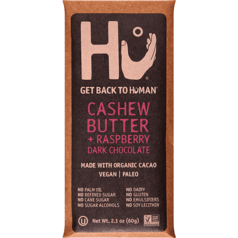 HU Cashew Butter & Raspberry Jelly Dark Chocolate - 2.1 Ounce
