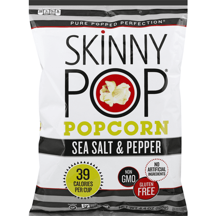 SkinnyPop Black Pepper Popcorn - 4.4 Ounce