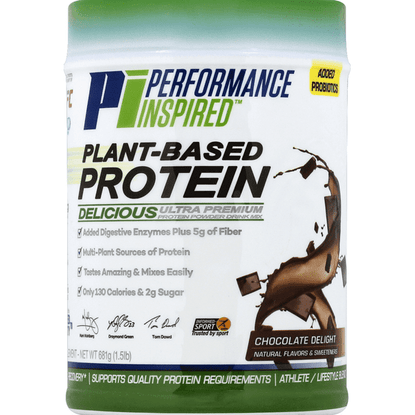 Performance Inspired Chocolate Delight Plant-Based Protein Powder - 1.5 Pound