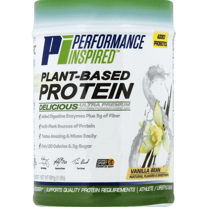 Performance Inspired Plant Based Protein Vanilla Bean - 1.5 Pound