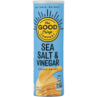 The Good Crisp Company Potato Crisps, Gluten Free, Sea Salt & Vinegar - 5.6 Ounce