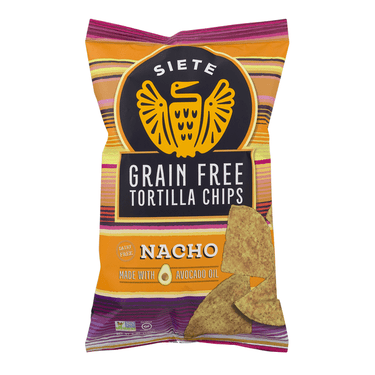 Siete Grain Free Nacho Tortilla Chips - 5 Ounce