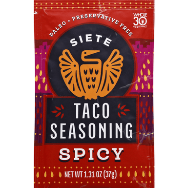 Siete Spicy Taco Seasoning - 1.31 Ounce